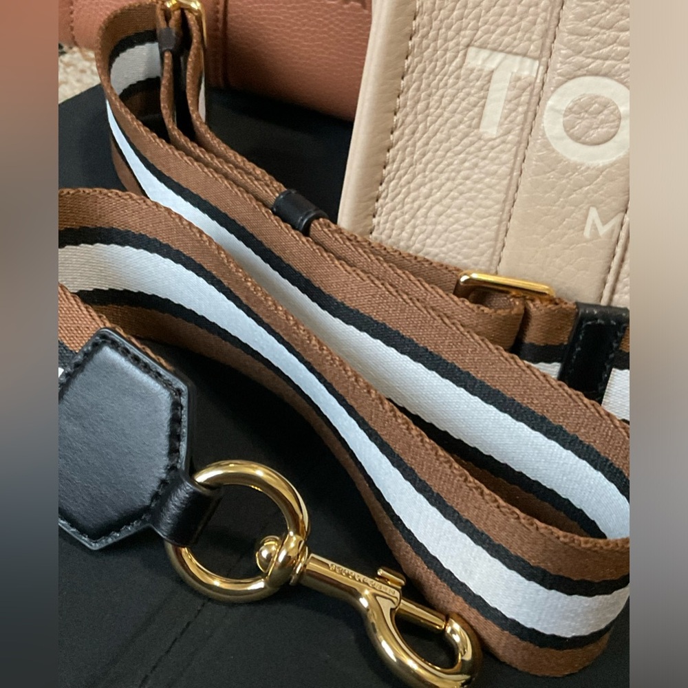 Marc Jacobs Brown Black & White shoulder strap